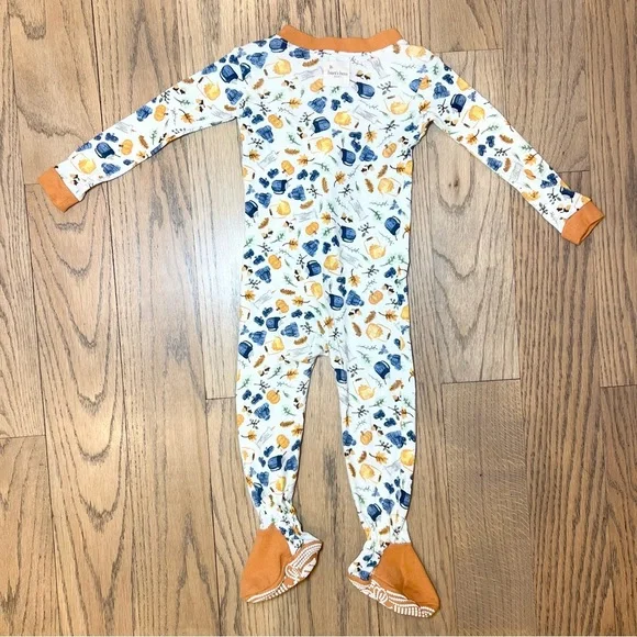 Burt’s Bees Baby One Piece Footed Snug Fit Footed Sleeper Pajamas Size 18 Months - Picture 7 of 8
